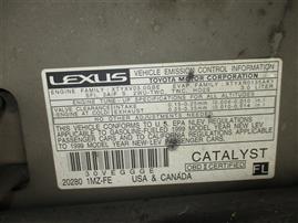 1999 LEXUS RX300, 3.0L AUTO AWD, COLOR GOLD, STK Z15955